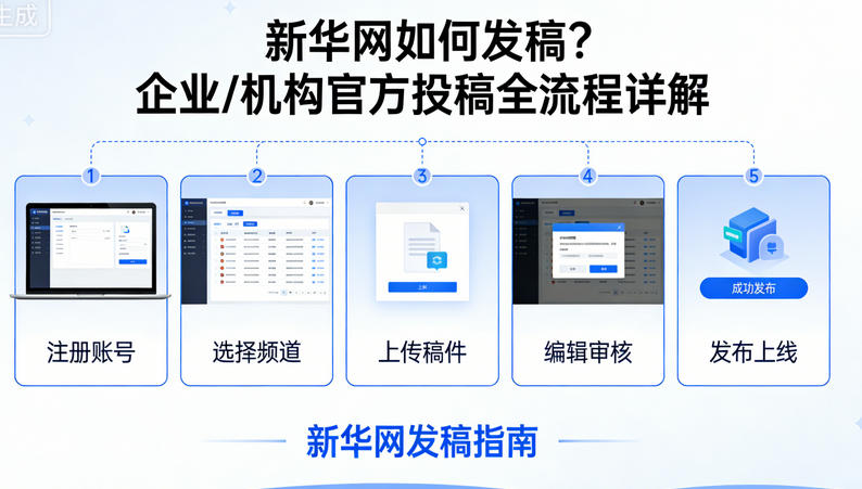 新華網(wǎng)如何發(fā)稿？企業(yè)/機(jī)構(gòu)官方投稿全流程詳解