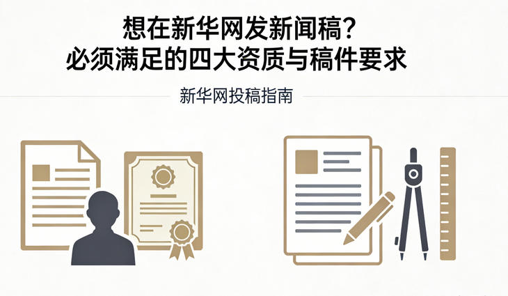 想在新華網發新聞稿？必須滿足的四大資質與稿件要求