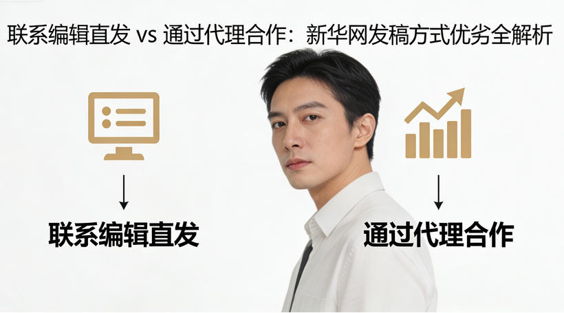 聯系編輯直發 vs 通過代理合作：新華網發稿方式優劣全解析